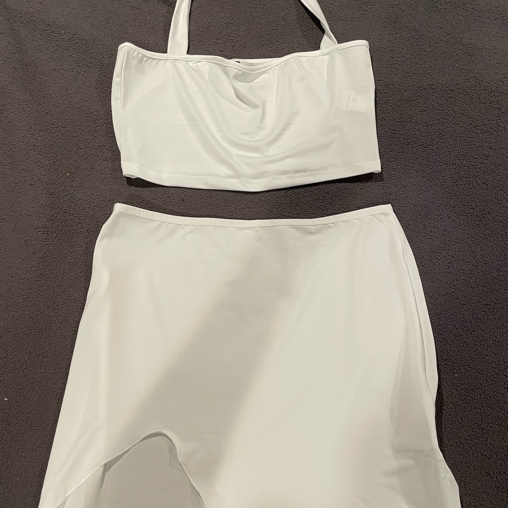 SHEIN brand new halter top matching skirt set